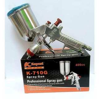 Súng phun sơn cầm tay K-710G KAPUSI Nhật Bản, dùng khí nén, thân full kim loại. Bh 12 tháng Kouritsu Official Store