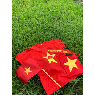 Áo thun Cờ Đỏ Sao vàng áo cờ Tổ quốc Áo cờ Việt Nam chào mừng 30/4, biểu diễn văn nghệ, thể thao, khai giảng