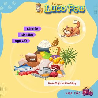 Cat Licious ( Combo 1kg x 20 gói ) Vị Cá Biển - Hạt khô dành cho mèo trưởng thành Luco Paw Petshop