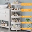 STON 3/4/5 Tầng Kệ góc tường để đồ phòng tắm bằng nhựa có bánh xe Kệ nhà Cao cấp bếp đa năng
