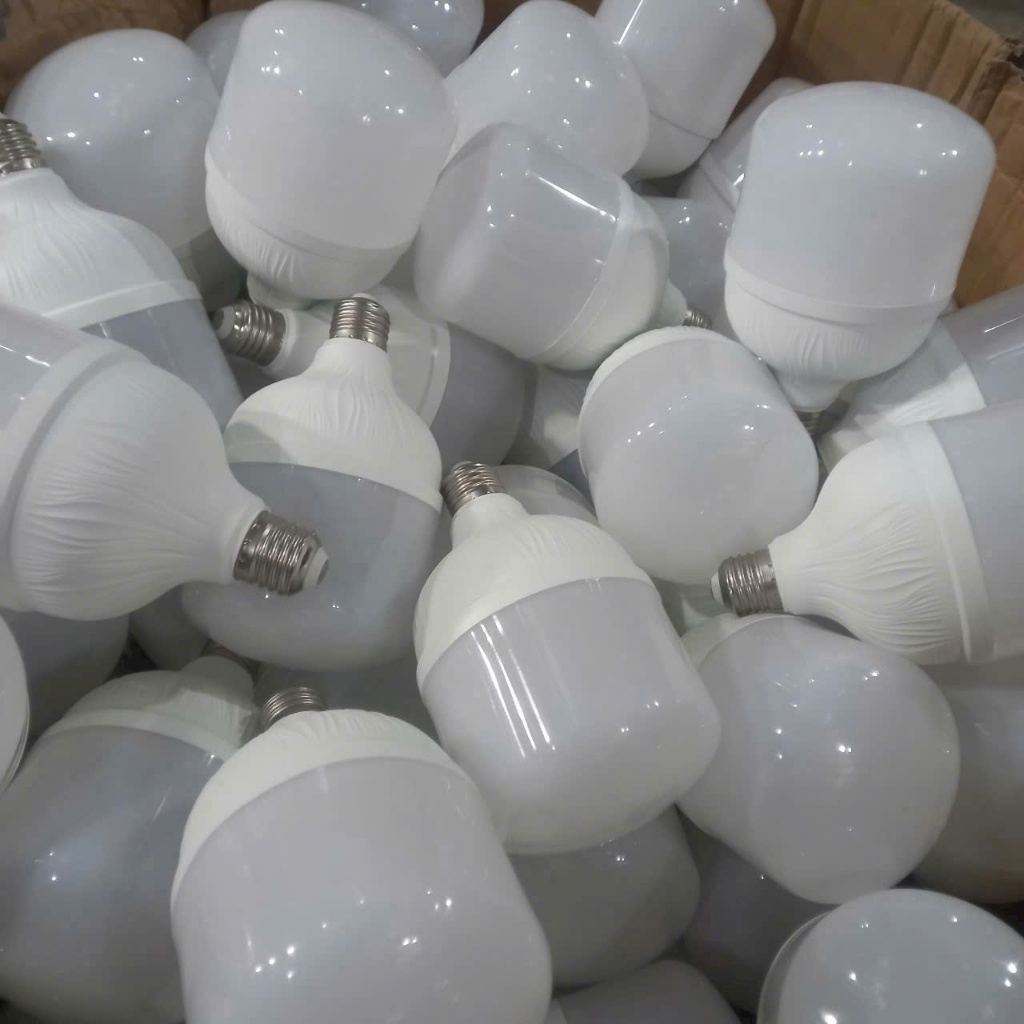 Bóng đèn led búp trụ nhôm nhựa 10w,15w,20w,30w,40w,50w,60w