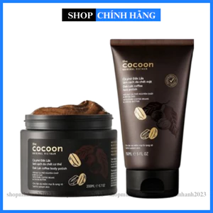 Tẩy da chết cho mặt, cho body Cocoon Chiết xuất cà phê Đắk Lắk, cấp ẩm cho da, giúp da mềm mịn
