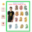 PANT ART RỒNG VÀNG may mắn ủi áo tại nhà bằng bàn ủi bàn là, Sticker 3d