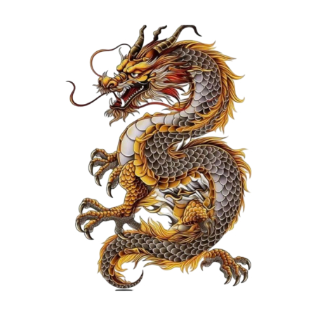 [Hình ủi nhiệt] PANT ART RỒNG VÀNG may mắn ủi áo tại nhà bằng bàn ủi bàn là, Sticker 3d