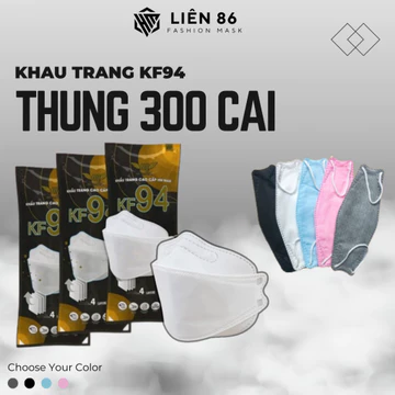 300 cái Khẩu trang KF94 Hoàng Minh 4 lớp kháng khuẩn chống bụi khẩu trang chống nắng