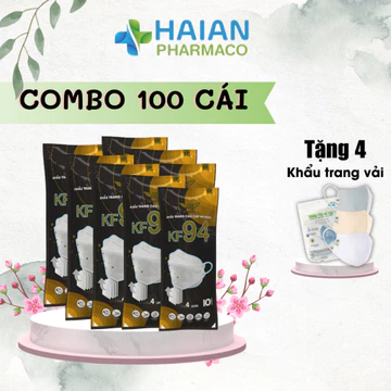 Combo 100 cái Khẩu trang KF94 HM Pro Mask 4 lớp kháng khuẩn chống bụi khẩu trang chống nắng Combo 100 cái