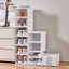 STON Tủ giày gấp gọn hộp giày đa năng tiện lợi hộp trưng bày tủ giày nhiều lớp nhựa cứng trong suốt