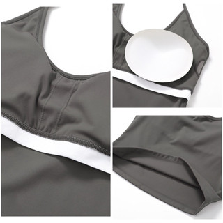 Áo tập gym nữ, tập yoga dáng yếm cột dây hở lưng sexy nâng ngực chất Poly co giãn mát mịn (Yem791)