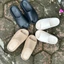 Dép yz slide bản vân nhám nam nữ, trẻ em Size 32-43, Dép bánh mì các màu nam nữ