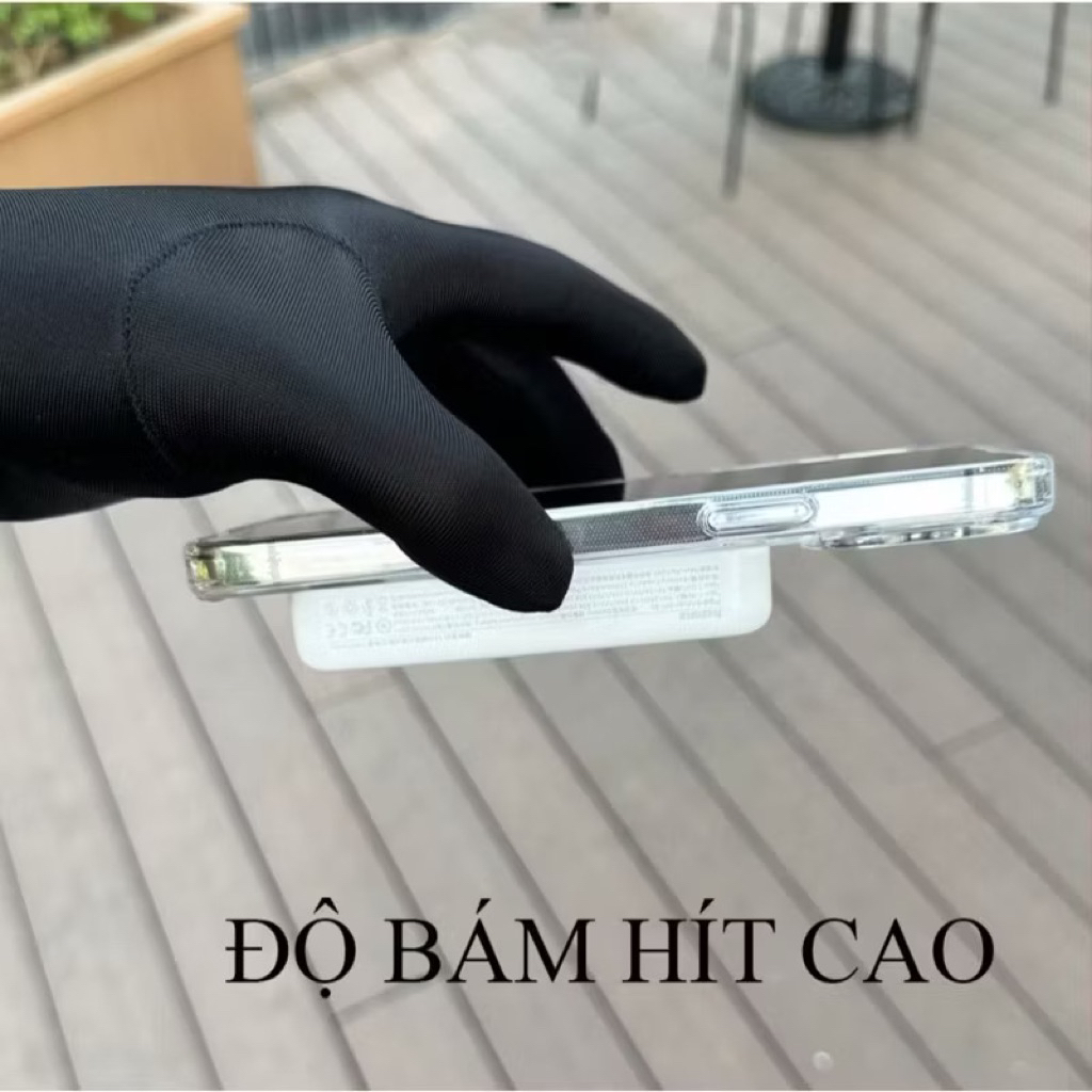 ỐP Lưng iPhone KiNGBON Hỗ Trợ SẠc Không dây Lưng Cứng Viền Dẻo  cho 12 Đến 17 Pro Max