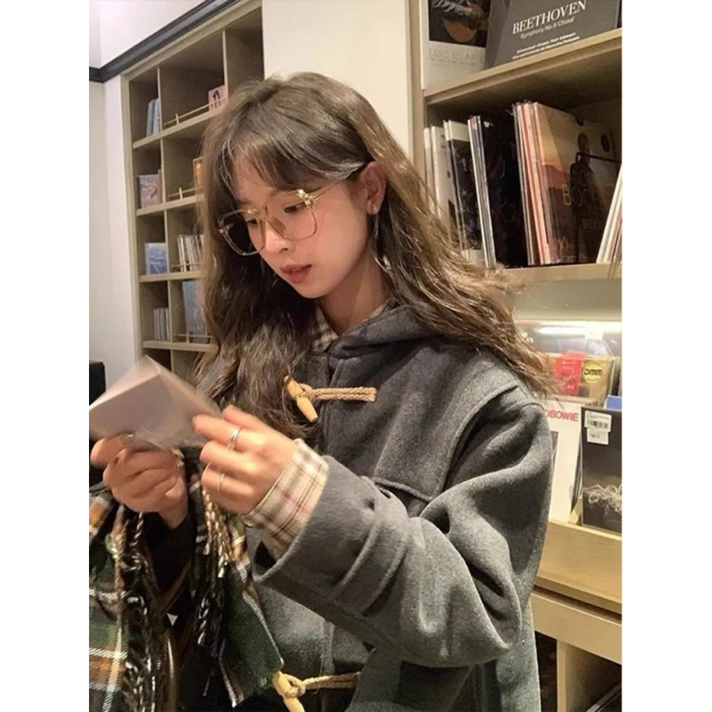 [ HÀNG Order ] áo khoác dạ 🧑‍🎓 vải tuýt cúc sừng bò