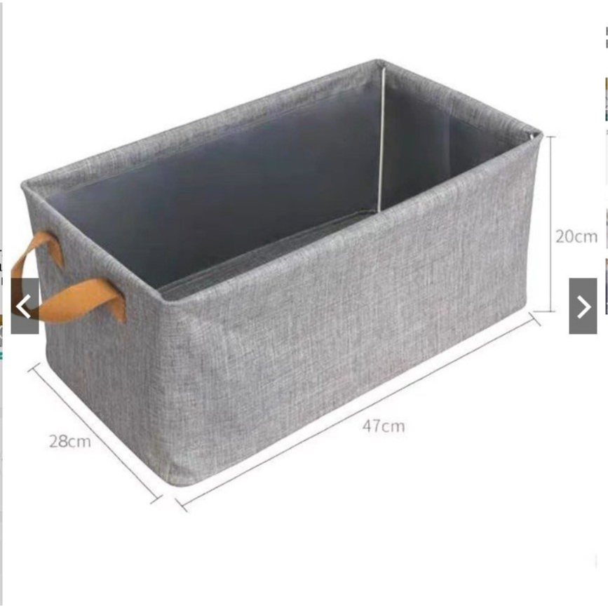 Hộp Trượt Đựng Xếp Quần Áo, Có Khung Thép, Mặt Đáy Có Tấm Lõi, Tay Cầm Tiện Lợi Kích Thước 47*28*20cm