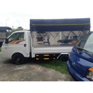Bạt phủ xe tải potter h150 kích thước dài 3m12,rộng 1m62