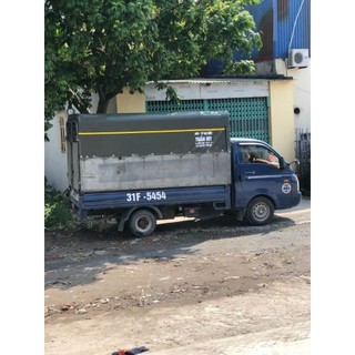 Bạt phủ xe tải potter h150 kích thước dài 3m12,rộng 1m62