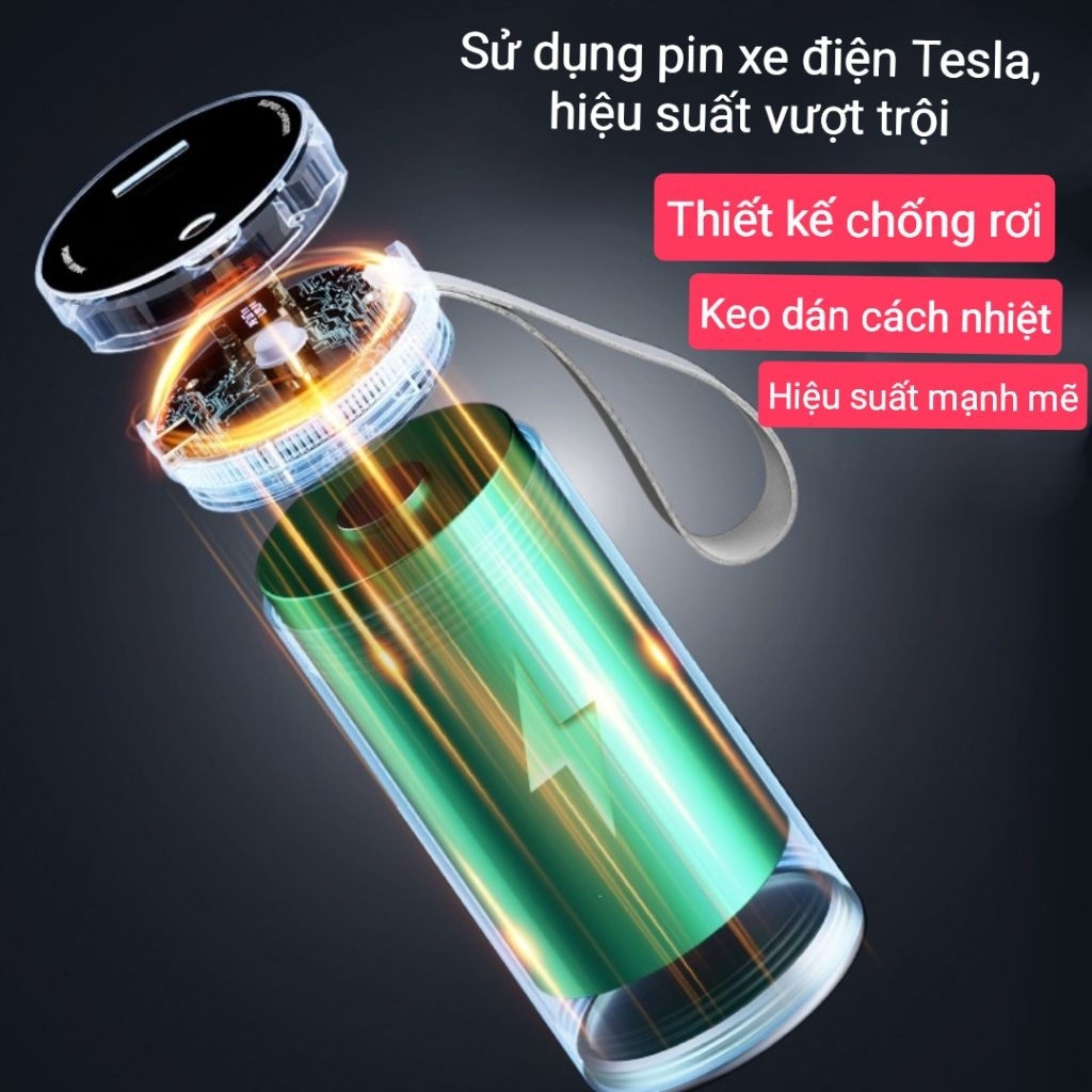 Pin Sạc Dự Phòng Tesla Cao Cấp Q80 Sử Dụng Cell 4680 Sạc Nhanh 22,5W Vỏ ...