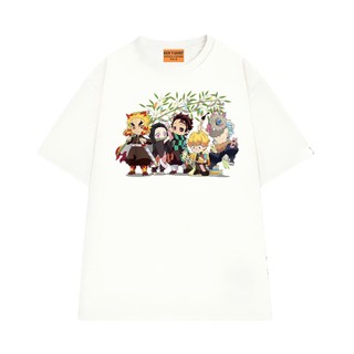Áo Thun Anime Demon Slayer NGỐ TEE Các Nhân Vật Style Chibi Dễ Thương Chất Vải Cotton 75 Mềm Mịn