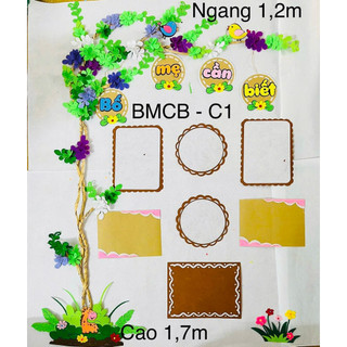 bố mẹ cần biết bao gômd cây (lưu ý hoa màu hồng đậm nhạt, k phải tím, còn lại như hình)