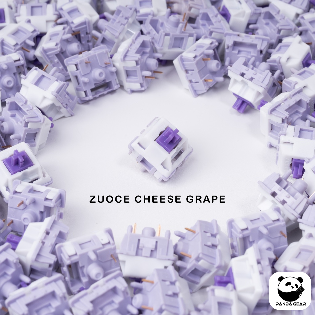 Switch Zuoce Cheese Grape tactile 45g prelubed công tắc bàn phím cơ ...