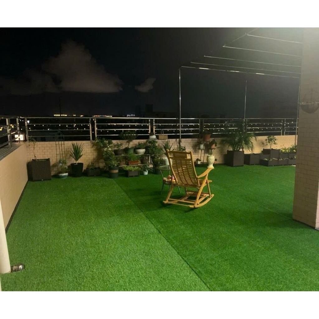 combo 50m2(2m x 25m) Thảm cỏ nhân tạo 2cm đế pu xanh không bụi trải sân vườn, sàn, sự kiện và dán tường