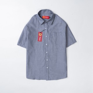 [ BIGSIZE UP TO 135KG ] Áo sơ mi ngắn tay office chất oxford có túi ngực cao cấp. SMOX3