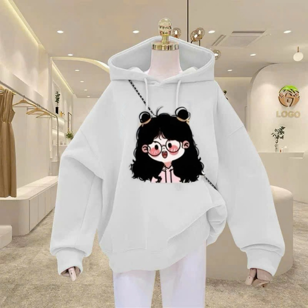 Hd cg búi tóc Trắng