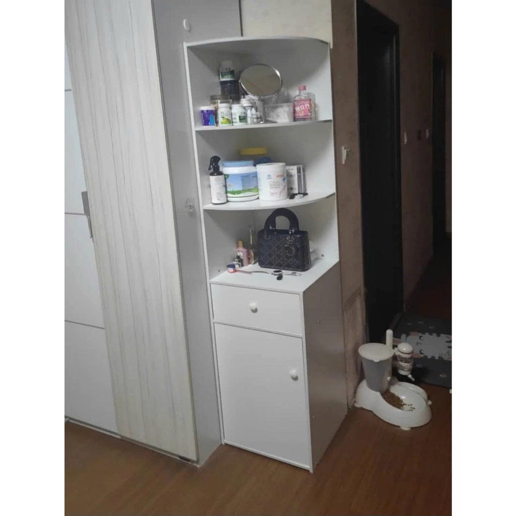 Kệ Gỗ Góc Tường Bo Tròn FOREST HOME ,Tủ Decor Bắc Âu Nhiều Tầng Phong Cách Hiện Đại Gỗ MDF Cao Cấp Bền Đẹp