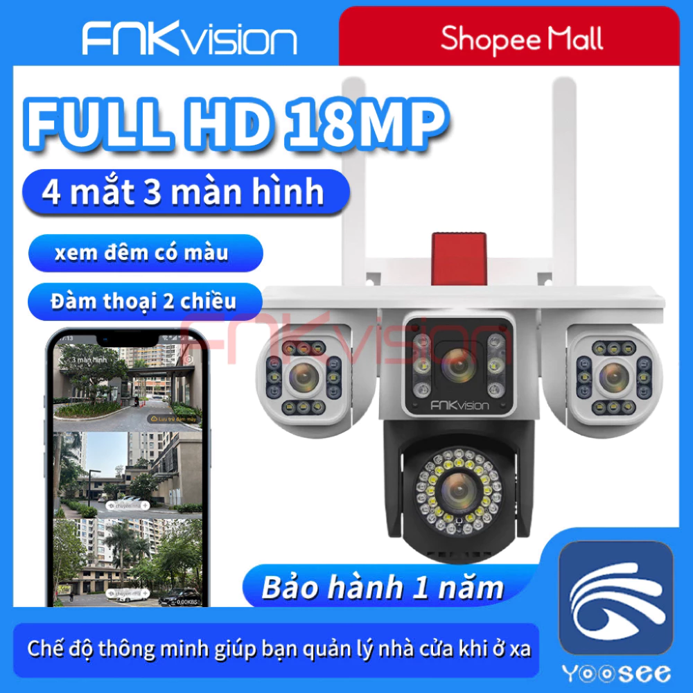 Camera YOOSEE 2 mắt Ngoài Trời