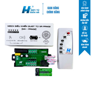 Bộ điều khiển quạt từ xa vẫn giữ phím bấm cơ MH-FAN02 tụ xịn, Hàng Việt Nam chất lượng cao F02MH