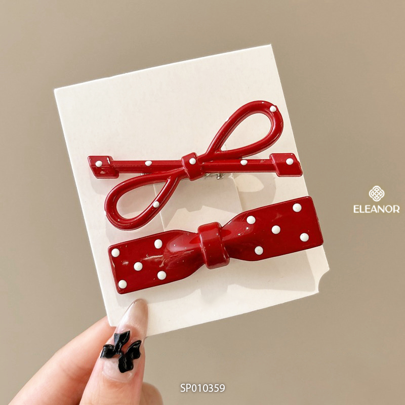 Set kẹp tóc nữ Eleanor Accessories đa dạng kiểu dáng phụ kiện tóc hàn quốc set kẹp tóc mái 8833