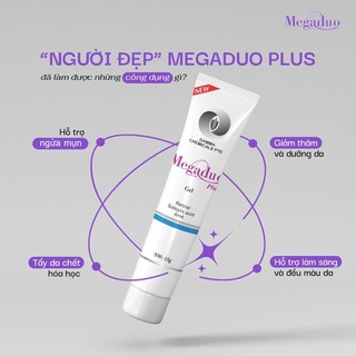 Gel Dưỡng Megaduo Giảm Mụn, Mờ Thâm Dưỡng Trắng 15g