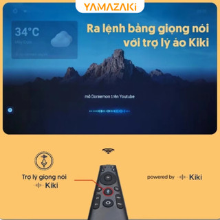 Remote Điều khiển máy chiếu YAMAZAi có mic tìm kiếm giọng nói, sử dụng đa thiết bị