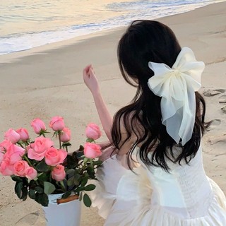 IK Kẹp Tóc Nàng Thơ Vải Voan Nơ Tiểu Thư Ngọt Ngào K98