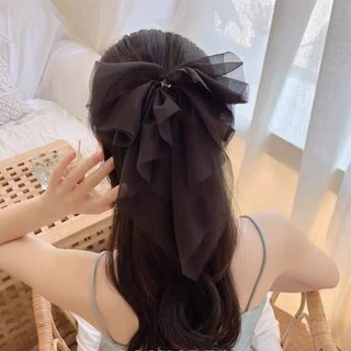 IK Kẹp Tóc Nàng Thơ Vải Voan Nơ Tiểu Thư Ngọt Ngào K98