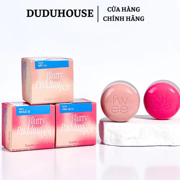 Son kem bùn FWEE Lip & Cheek Blurry Pudding Pot Mẫu Thử