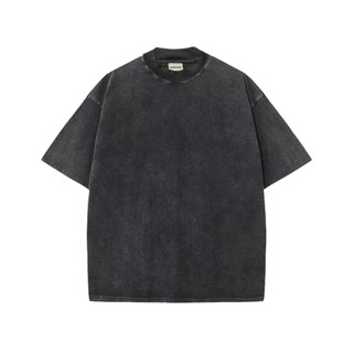 Áo thun trơn BASIC WASH HIGHCLUB form oversize màu ĐEN/NÂU - unisex
