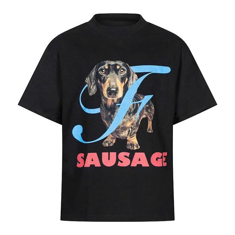 Áo thun Stee Cổ tròn SAUSAGE Localbrand ICVCVNI Unisex Cotton