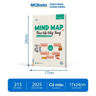 Sách - Mind map giao tiếp tiếng Trung theo giáo trình Hán Ngữ
