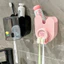 Kệ Để Bàn Chải Kèm Cốc Đánh Răng Gắn Tường, Giá Treo Bàn Chải Đánh Răng Tiện Lợi Decor Nhà Tắm