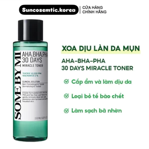 NƯỚC HOA HỒNG SOME BY MI HỖ TRỢ MỤN TÁI TẠO DA AHA - BHA - PHA