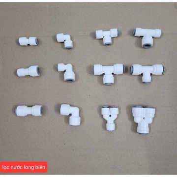 cút máy lọc nước , cút góc 2 đầu dây phi 6 ( 6mm ) nối nhanh - có giá sỉ