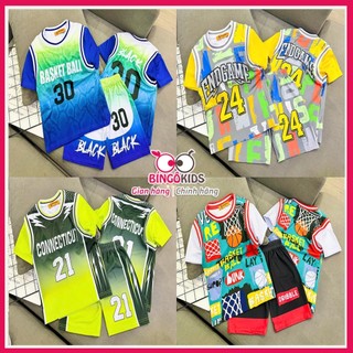 Đồ bộ mặc nhà An's Kids bé trai bo dệt cổ thời trang chất thun lạnh in 3D màu sắc đẹp và thời thượng