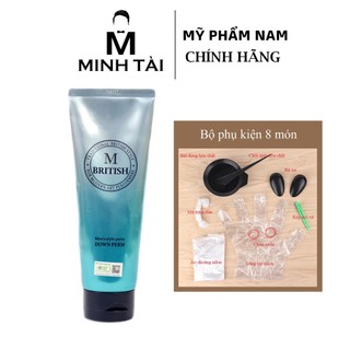 Kem ép side tóc chuyên nghiệp cho Nam BRITISH M Men's Style Down Perm 200g