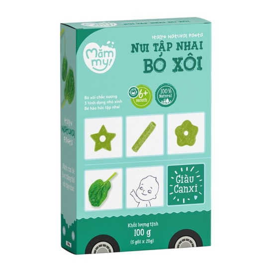 Nui tập nhai Mămmy rau củ dành cho bé từ 6 tháng