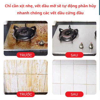 Tẩy Dầu Mỡ Nhà Bếp - Làm Sạch Máy Hút Mùi, Mặt Bếp, Tường Gạch Ốp, Bồn Rửa Bát An Toàn Tiện Lợi Hiệu Quả
