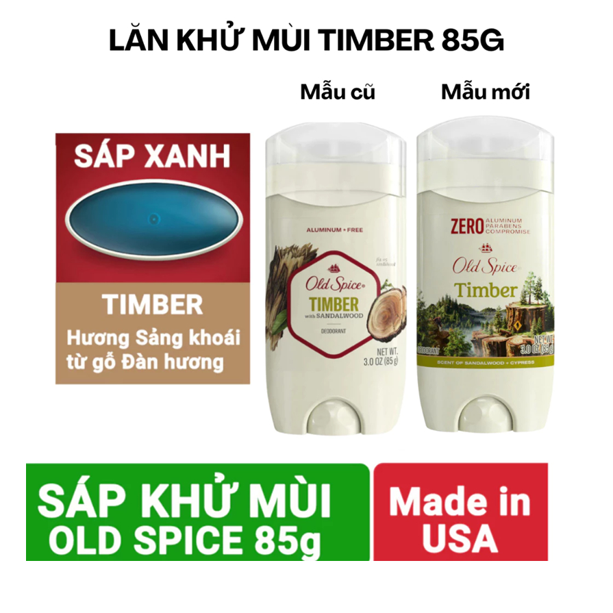 [BumHouse] Lăn Sáp khử mùi Old Spice nhiều mùi hương 73g / 85g ( Nhiều Mùi Hương)