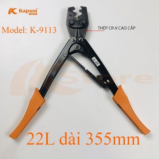 Kìm bấm cos cao cấp Kapusi Nhật Bản K-9112 (L-16), K-9113 (L-22), Bh 12 tháng Kouritsu Official Store