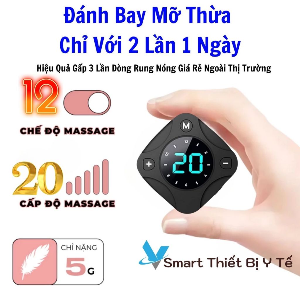 Đai Massage Giảm Mỡ Bụng Nhanh Chóng, Đai Nịt Bụng Massage Rung Lắc Đánh Tan Mỡ Tại Nhà