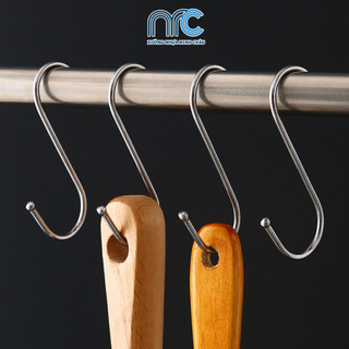 [Combo 10] Móc chữ S, Móc chữ S treo đồ Inox, Móc quần áo, treo đồ nhà bếp, nhà tắm, móc treo đồ đa năng