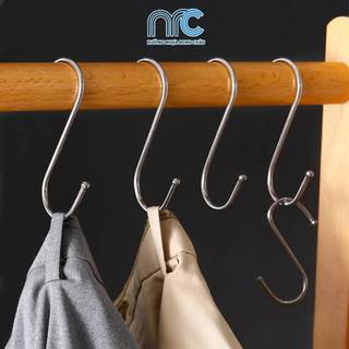 [Combo 10] Móc chữ S, Móc chữ S treo đồ Inox, Móc quần áo, treo đồ nhà bếp, nhà tắm, móc treo đồ đa năng