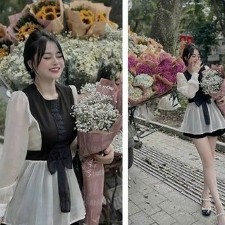 Áo Nữ Kiểu Dáng belum Nơ Tơ Điệu ĐÀ